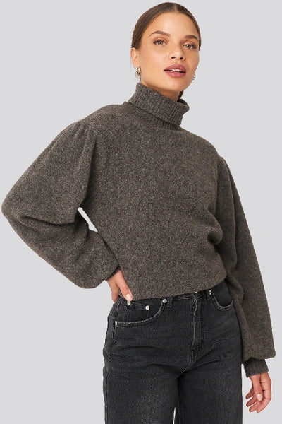 NA-KD vilnas džemperis ar augsto krāgu