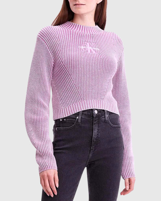 CALVIN KLEIN adīts džemperis violets