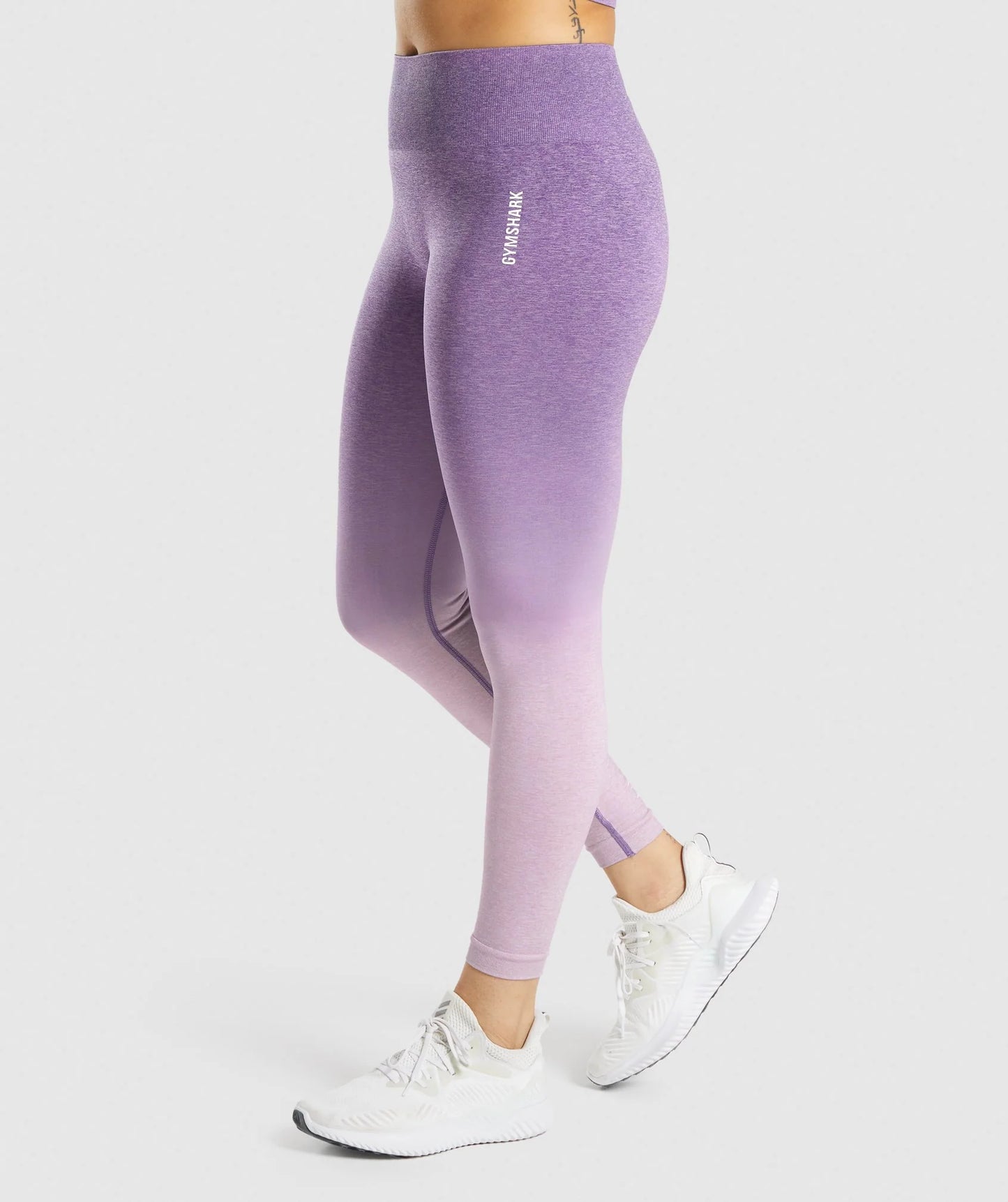 GYMSHARK ombre seamless legingi violeti