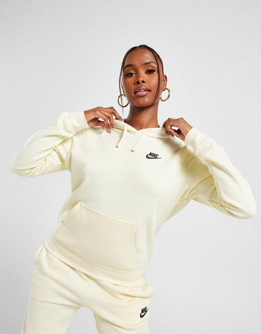 Nike sieviešu džemperis ar kapuci gaiši dzeltens