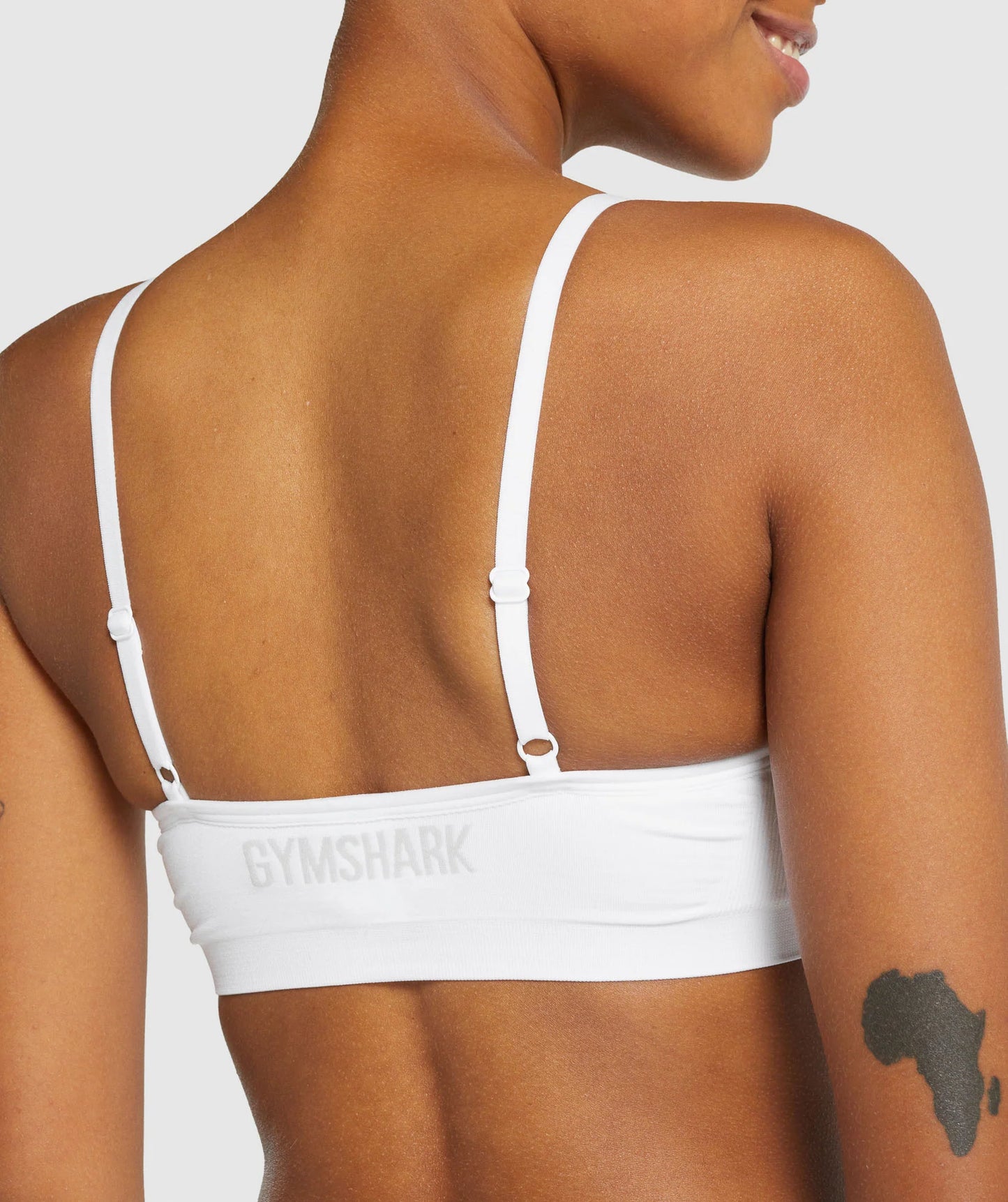 GYMSHARK bralette balta