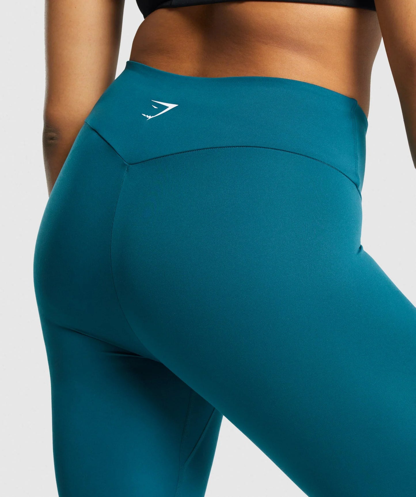 GYMSHARK sieviešu 7/8 legingi zilgan-zaļi