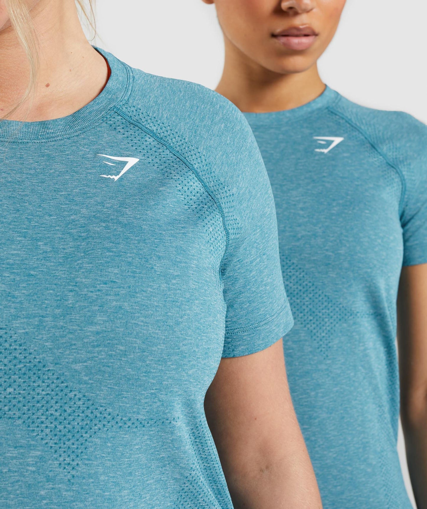 GYMSHARK Vitam Seamless 2.0 sieviešu sporta T-krekls