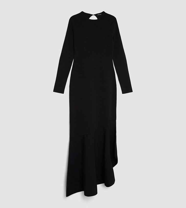 KAREN MILLEN asimetriska kleita melna